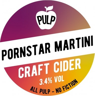 PULP Cider Pornstar Martini