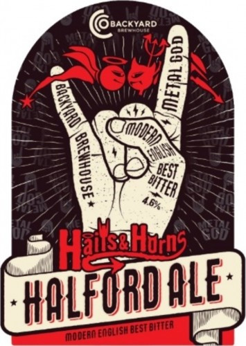 Backyard Brewhouse Hails & Horns Halford Ale