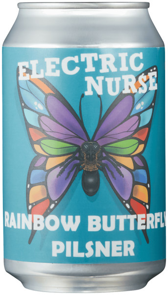 Electric Nurse Rainbow Butterfly Pilsner