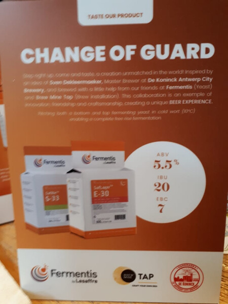 Brouwerij De Koninck Change of Guard