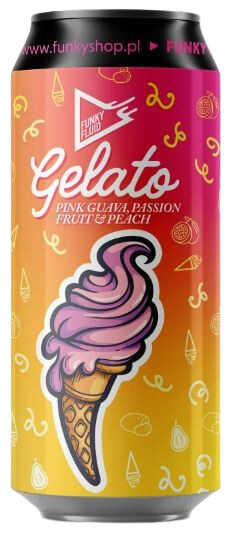 Funky Fluid Gelato: Pink Guava, Passion Fruit & Peach
