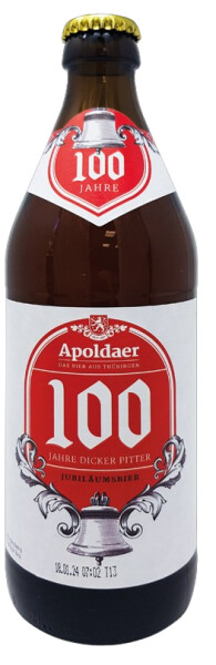 Vereinsbrauerei Apolda 100 Jahre Dicker Pitter