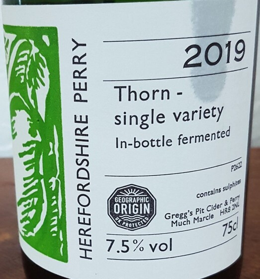 Gregg's Pit Cider & Perry Thorn SV Perry 2019