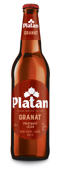Pivovar Protivín Platan Granát
