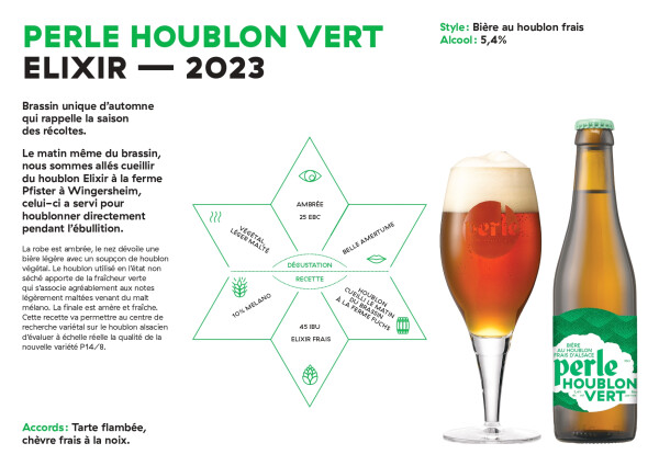 Perle - Bières Artisanales Artzner Houblon Vert - Elixir (2023)