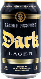 Sacred Profane Brewing Dark Lager