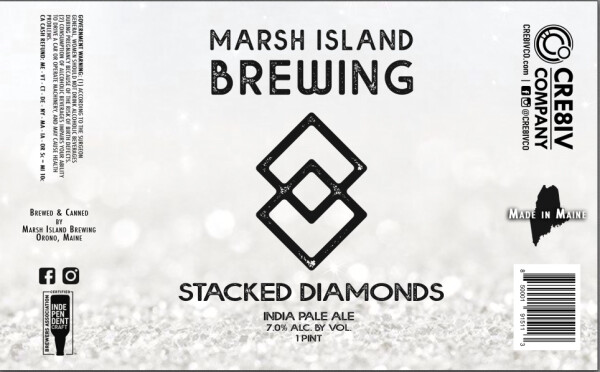 Marsh Island Brewing Stacked Diamonds
