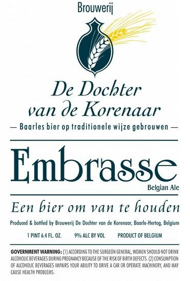De Dochter van de Korenaar Embrasse