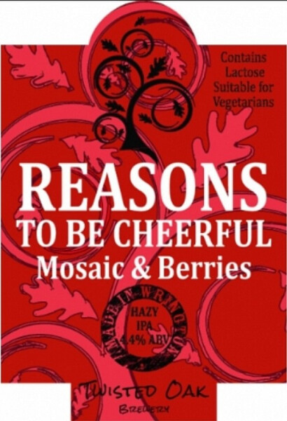 Twisted Oak Brewery Reasons to be Cheerful
