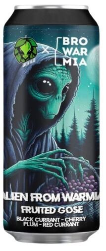 Green Head Alien from Warmia