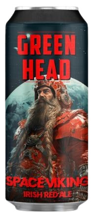 Green Head Space Viking