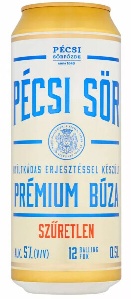 Pécsi Sörfőzde Pécsi Sör Premium Búza Szűretlen