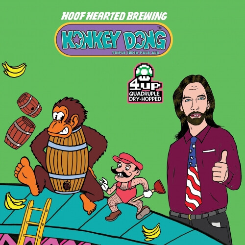 Hoof Hearted Brewing Konkey Dong 4Up