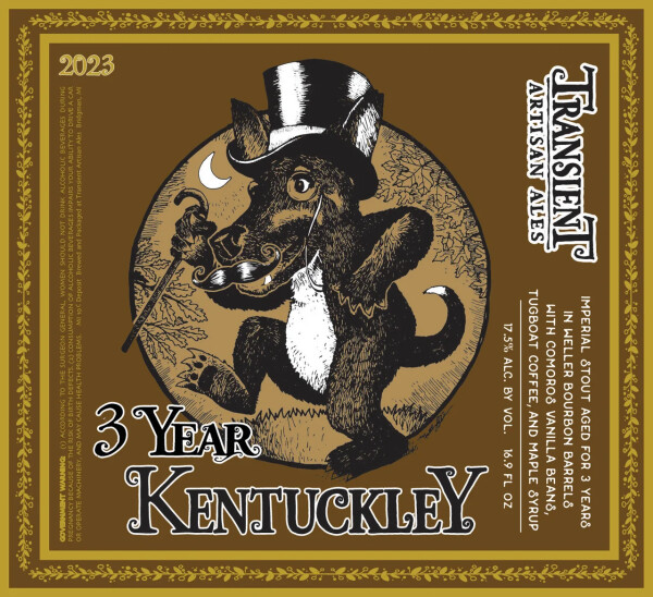 Transient Artisan Ales 3 Year Kentuckley