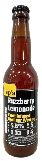 zip's brewhouse Razzberry Lemonade