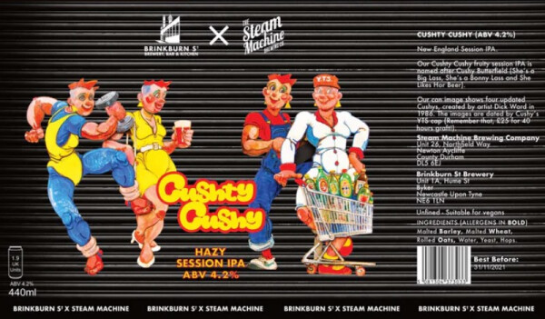 Brinkburn Street Brewery Cushty Cushy