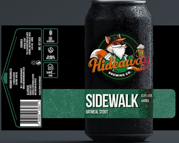 Hideaway Brewing Co. Sidewalk