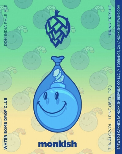 Monkish Brewing Company Water Bomb Drop Club