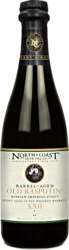 North Coast Brewing Company Barrel-Aged Old Rasputin XXII: Rye Whiskey