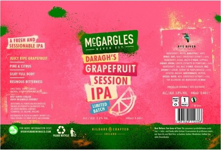 Rye River Brewing Company McGargles - Daragh's Grapefruit Session IPA