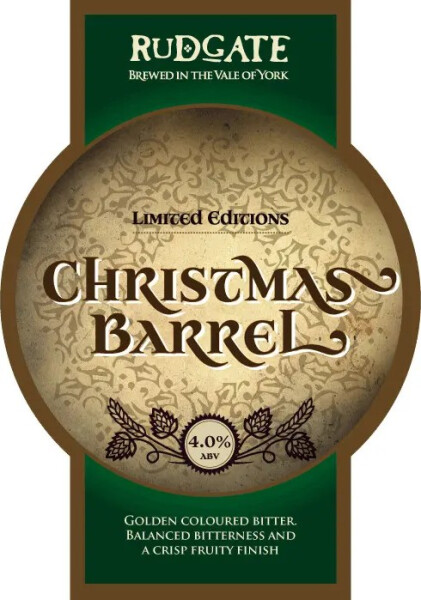 Rudgate Brewery Christmas Barrel