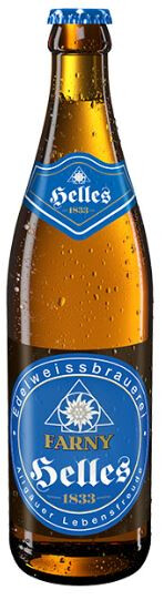 Edelweissbrauerei Farny Helles 1833