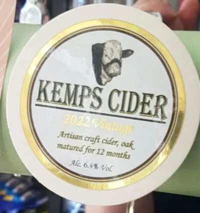Kemps Cider 2022 Vintage