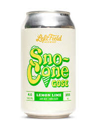 Left Field Brewery Sno-Cone Gose - Lemon Lime