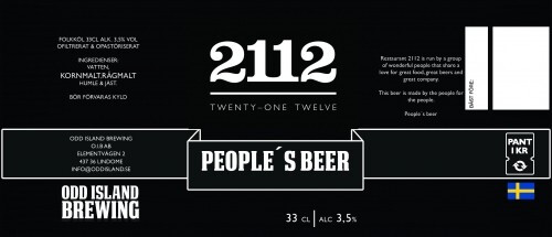 Odd Island Brewing 2112 People's Beer