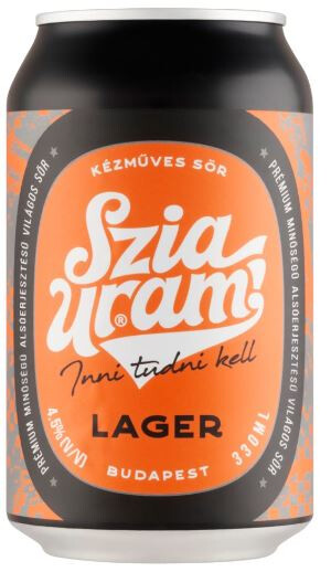 Prémium Magyar Sör (Szia Uram! / Frootie Sörmanufaktúra) Szia Uram! Lager