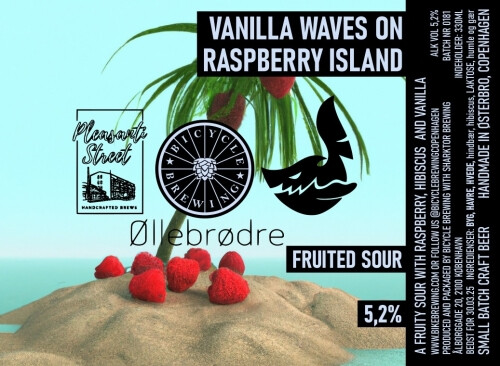 Bicycle Brewing Vanilla Waves On Raspberry Island