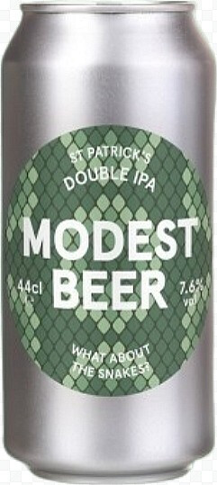 Modest Beer St. Patrick's Double IPA What About The Snakes?