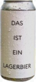 Up Front Brewing Das Ist Ein Lagerbier