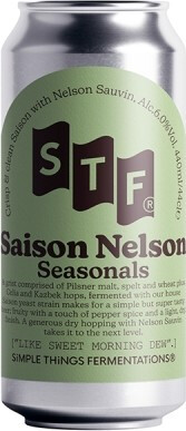 Simple Things Fermentations Seasonals - Saison Nelson