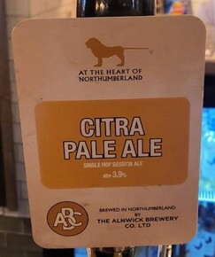 Alnwick Brewery (Harry Hotspur Holdings) Citra Pale Ale