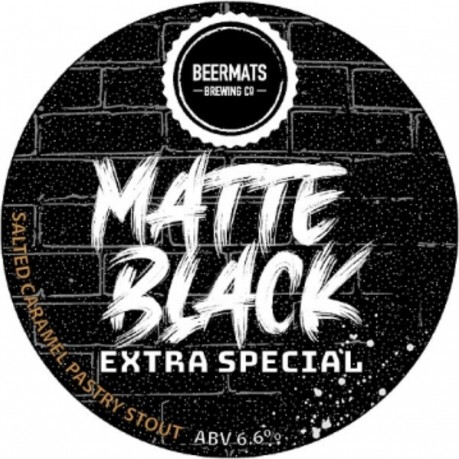Beermats Brewing Company Matte Black Extra Special