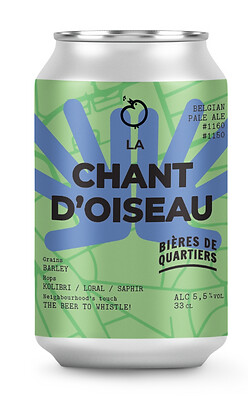 Bières de Quartiers La Chant d'Oiseau