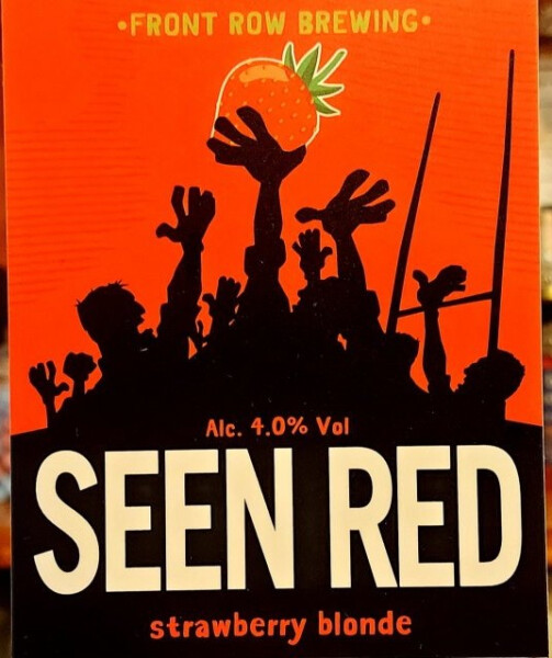 Front Row Brewing Seen Red Strawberry Blonde