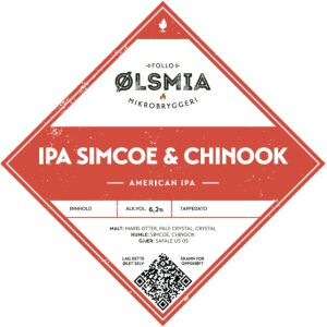 Ølsmia IPA Simcoe & Chinook