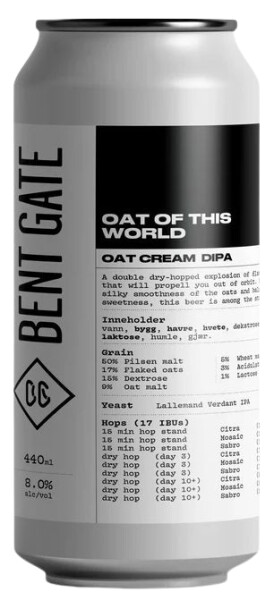 Bent Gate Brewing Oat Of This World