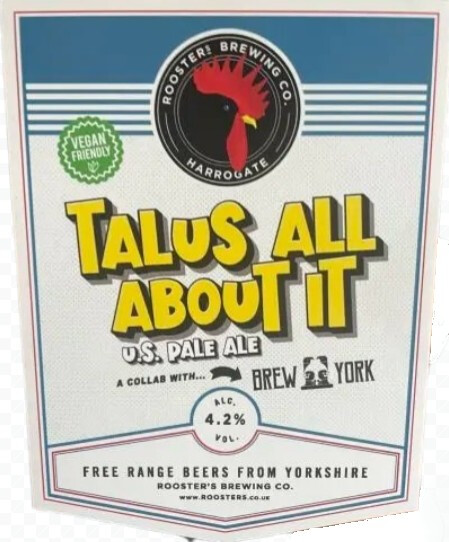Roosters Brewing Talus All About It