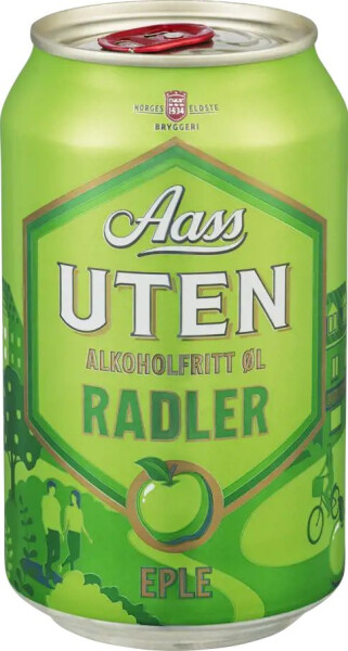 Aass Bryggeri Uten Radler Eple