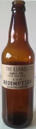 Redemption Brewing Company Number One Strong Dark Mild