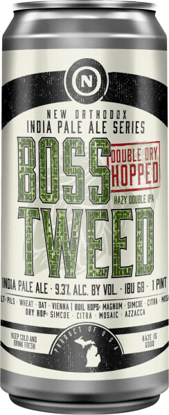 Old Nation Brewing Company Double Dry Hopped Boss Tweed