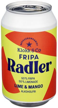 Bryggekompaniet Klokk & Co FRIPA Radler Lime & Mango