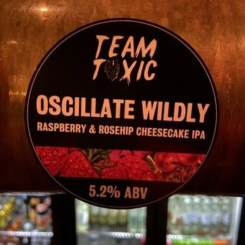 Team Toxic Oscillate Wildly - Raspberry & Rosehip Cheesecake IPA