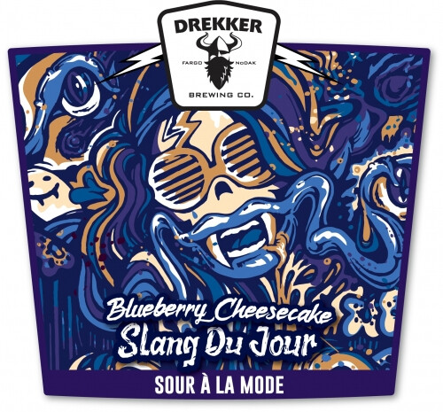Drekker Brewing Company Slang Du Jour - Blueberry Cheesecake