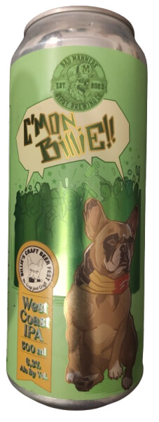 Bad Manners Gypsy Brewing Co. C'mon Billie