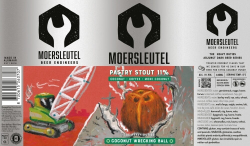 Moersleutel Craft Brewery Coconut Wrecking Ball