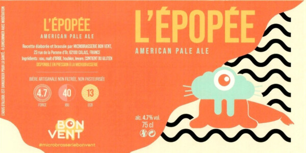 Bon Vent Microbrasserie Maritime L' Epopée